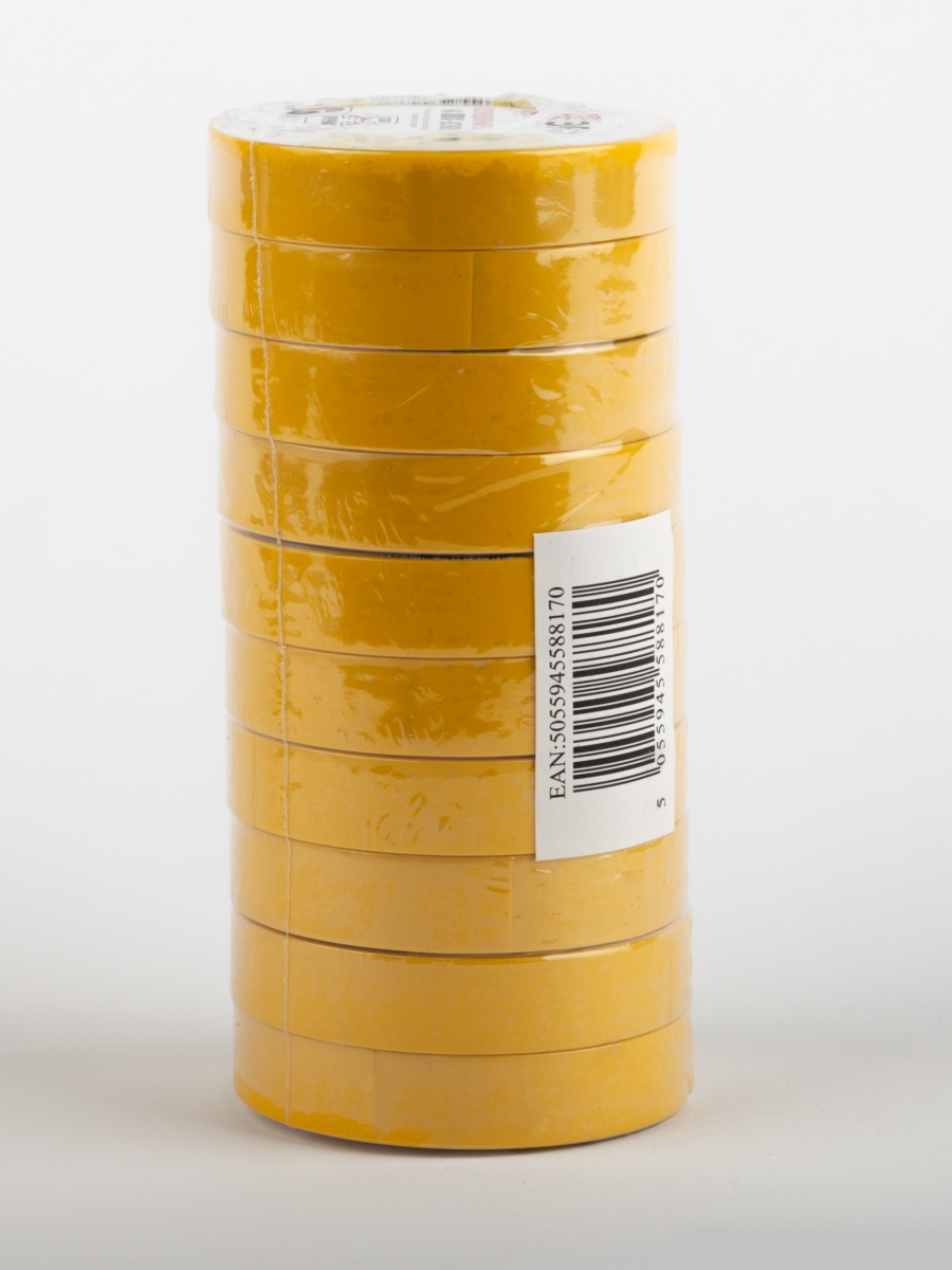 ЭРА ПВХ-изолента 15мм*20м желтая (10/200/8000)