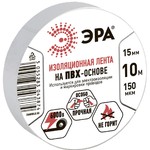 ЭРА ПВХ-изолента 15мм*10м белая (10/500/16000)