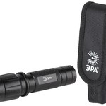 HT1W Фонарь ЭРА 1W LED, алюм, чехол, 3хААА, бл (24/96/576)