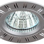 KL33 AL/SL Светильник ЭРА алюминиевый MR16,12V/220V, 50W серебро/хром (50/2400)