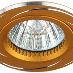 KL34 AL/GD Светильник ЭРА алюминиевый MR16,12V/220V, 50W золото/хром (50/2250)
