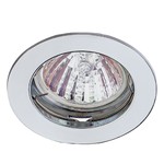 KL1 SN Светильник ЭРА литой  простой MR16,12V, 50W сатин никель (100/3000)