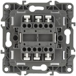 12-1106-02 ЭРА Переключатель двойной, 10АХ-250В, IP20, Эра12, слоновая кость (10/100/3200)