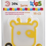 ЭРА ночник NN-626-LS-Y желтый (12/48/288)