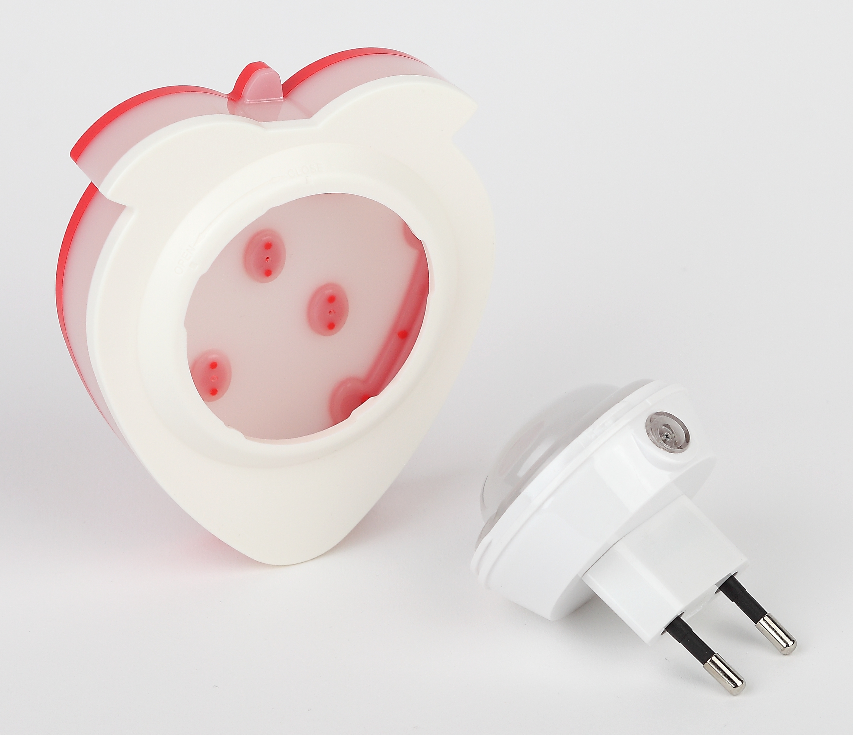 ЭРА ночник NN-627-LS-R красный (12/48/384)