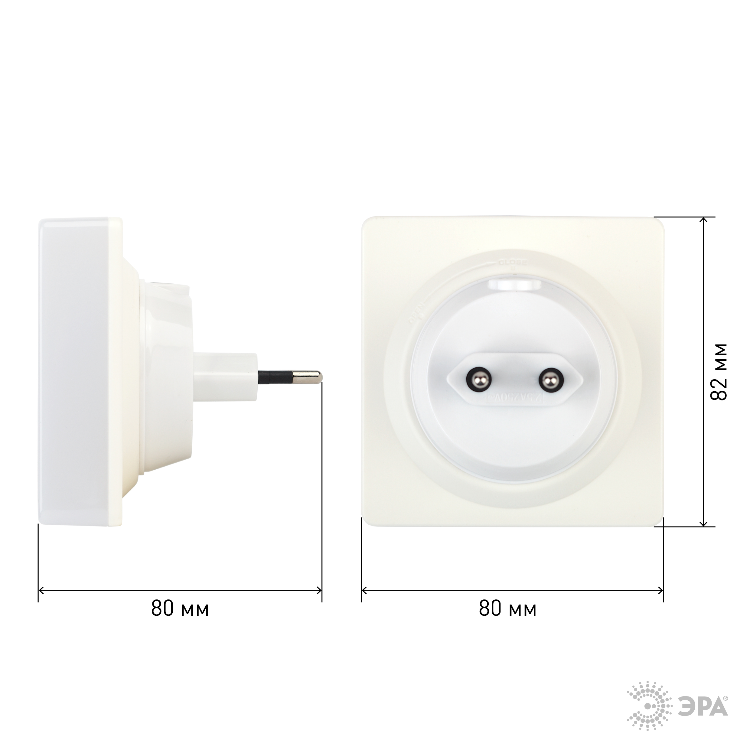 ЭРА ночник NN-631-LS-P розовый (12/48/384)