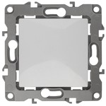 12-1108-01 ЭРА Переключатель промежуточный, 10АХ-250В, IP20, Эра12, белый (10/100/2500)