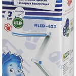 ЭРА наст.светильник NLED-423-3W-BU синий ФИКСИКИ (8/40/480)