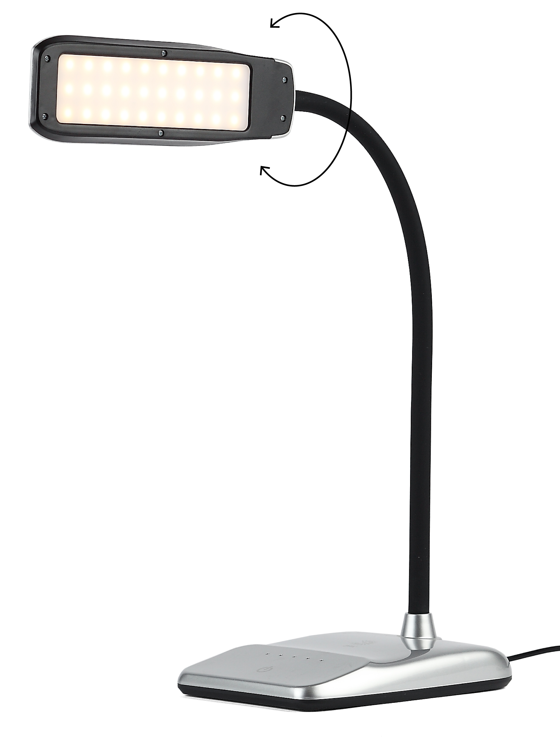 ЭРА наст.светильник NLED-447-9W-S серебро (8/128)