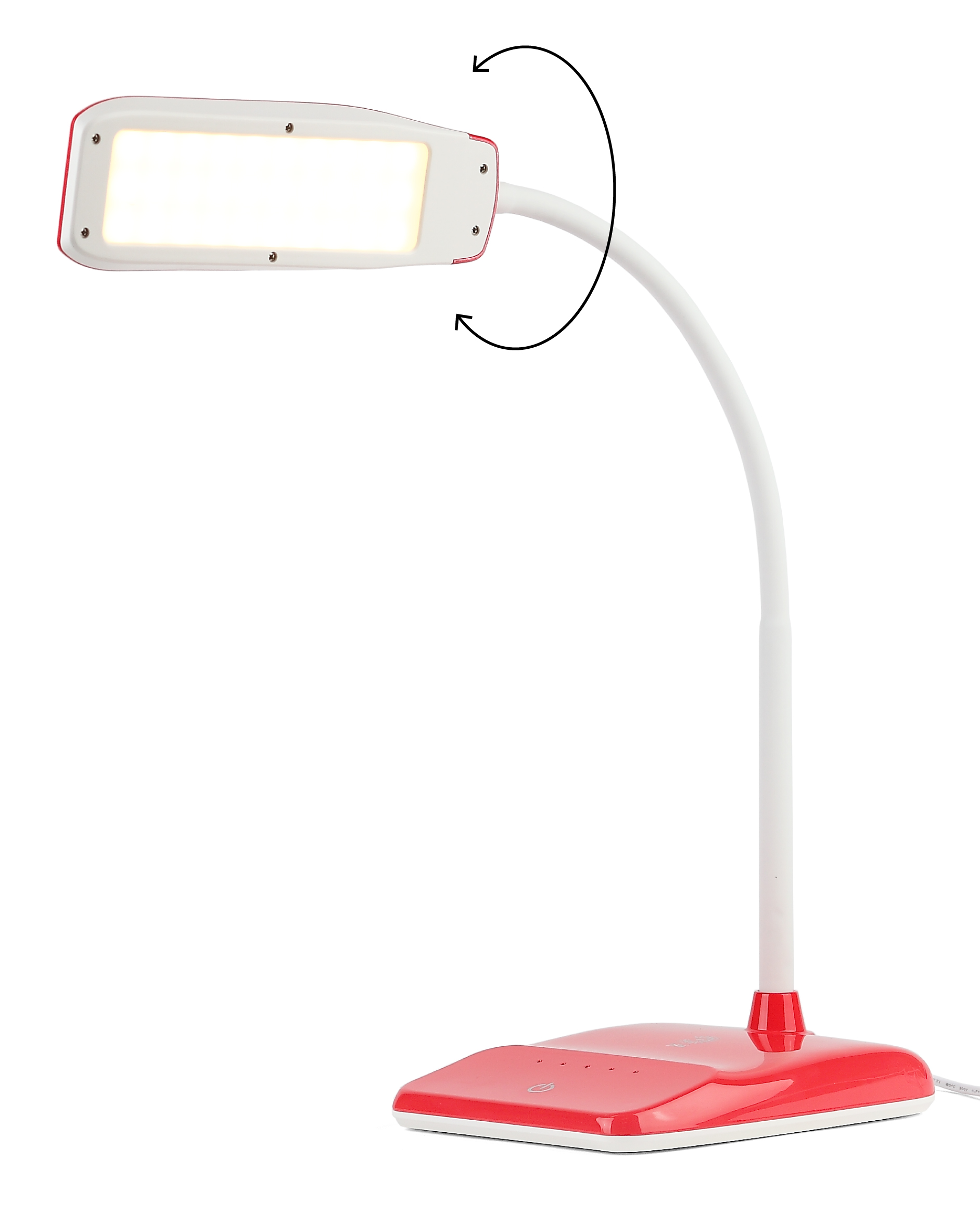 ЭРА наст.светильник NLED-447-9W-R красный (8/128)