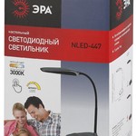 ЭРА наст.светильник NLED-447-9W-R красный (8/128)