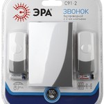 Звонок ЭРА C91-2 беспроводной, две кнопки (нов.упак) (10/60/480)