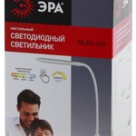 ЭРА наст.светильник NLED-452-9W-W белый (8/128)