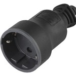 R4(B) ЭРА Розетка кабельная c/з 16A прямой ввод черная (10/200/4000)