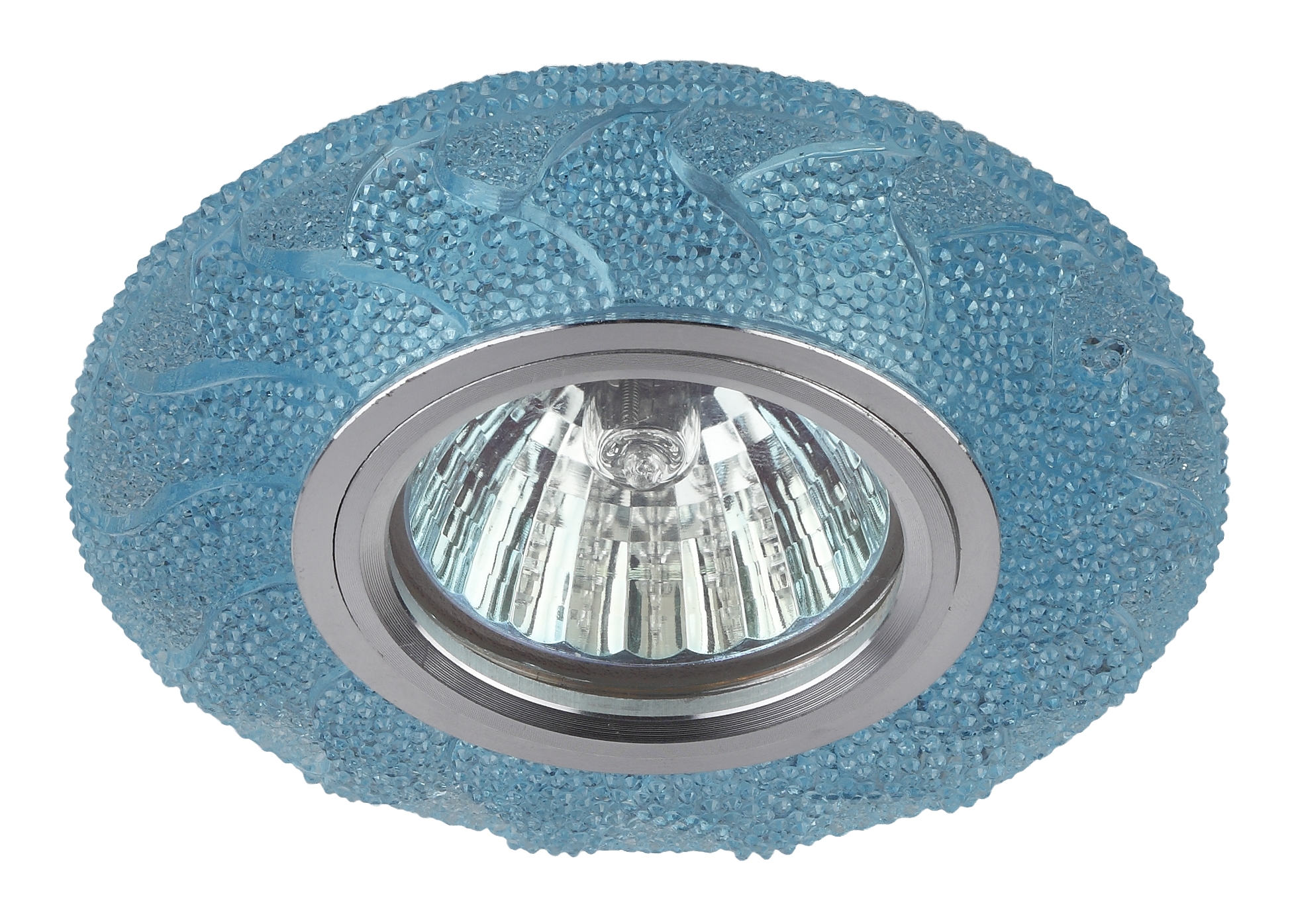 DK LD6 BL/WH Светильник ЭРА декор cо светодиодной подсветкой( белый), голубой (50/1400)