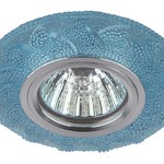 DK LD6 BL/WH Светильник ЭРА декор cо светодиодной подсветкой( белый), голубой (50/1400)