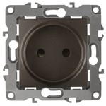 12-2105-13 ЭРА Розетка 2P, 16A-250В, IP20, Эра12, бронза (10/100/3200)