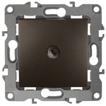 12-3101-13 ЭРА Розетка TV одиночная, IP20, Эра12, бронза (10/100/3200)