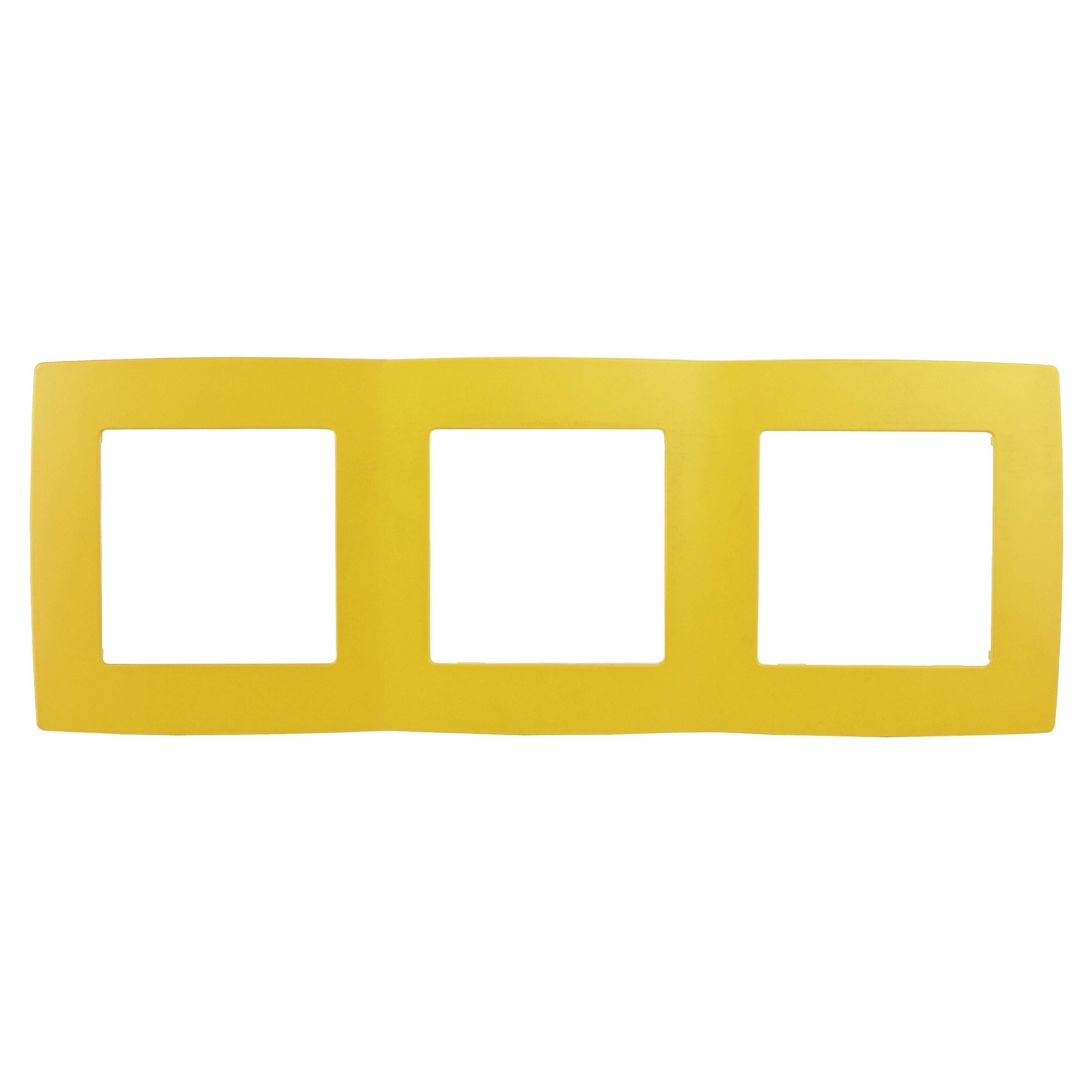 12-5003-21 ЭРА Рамка на 3 поста, Эра12, жёлтый (15/150/2400)