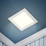 LED 2-18-4K Светильник ЭРА светодиодный квадратный LED 18W 220V 4000K (20/360)