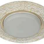 DK80 WH/GD Светильник ЭРА под лампу Gx53, 220V,13W, белый/золото (30/1200)