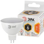 LED MR16-6W-827-GU5.3 ЭРА (диод, софит, 6Вт, тепл, GU5.3), (10/100/4000)