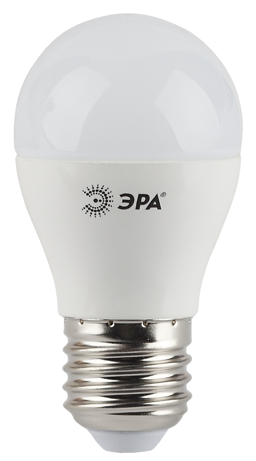 LED P45-7W-840-E27 ЭРА (диод, шар, 7Вт, нейтр, E27), (10/100/3600)