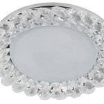 DK84 CH/WH Светильник ЭРА под лампу Gx53, 220V,13W, хром/прозрачный (40/960)