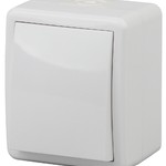 11-1403-01 ЭРА Переключатель IP54, 10АХ-250В, ОУ, Эра Эксперт, белый (16/160/2560)