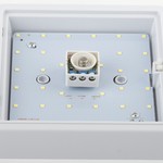 SPB-4-15-4K-MWS ЭРА Светодиод. св-к 15Вт 4000К 1200лм квадрат 190x38 БЕЛ с настр. датч. движ.. (20/420)