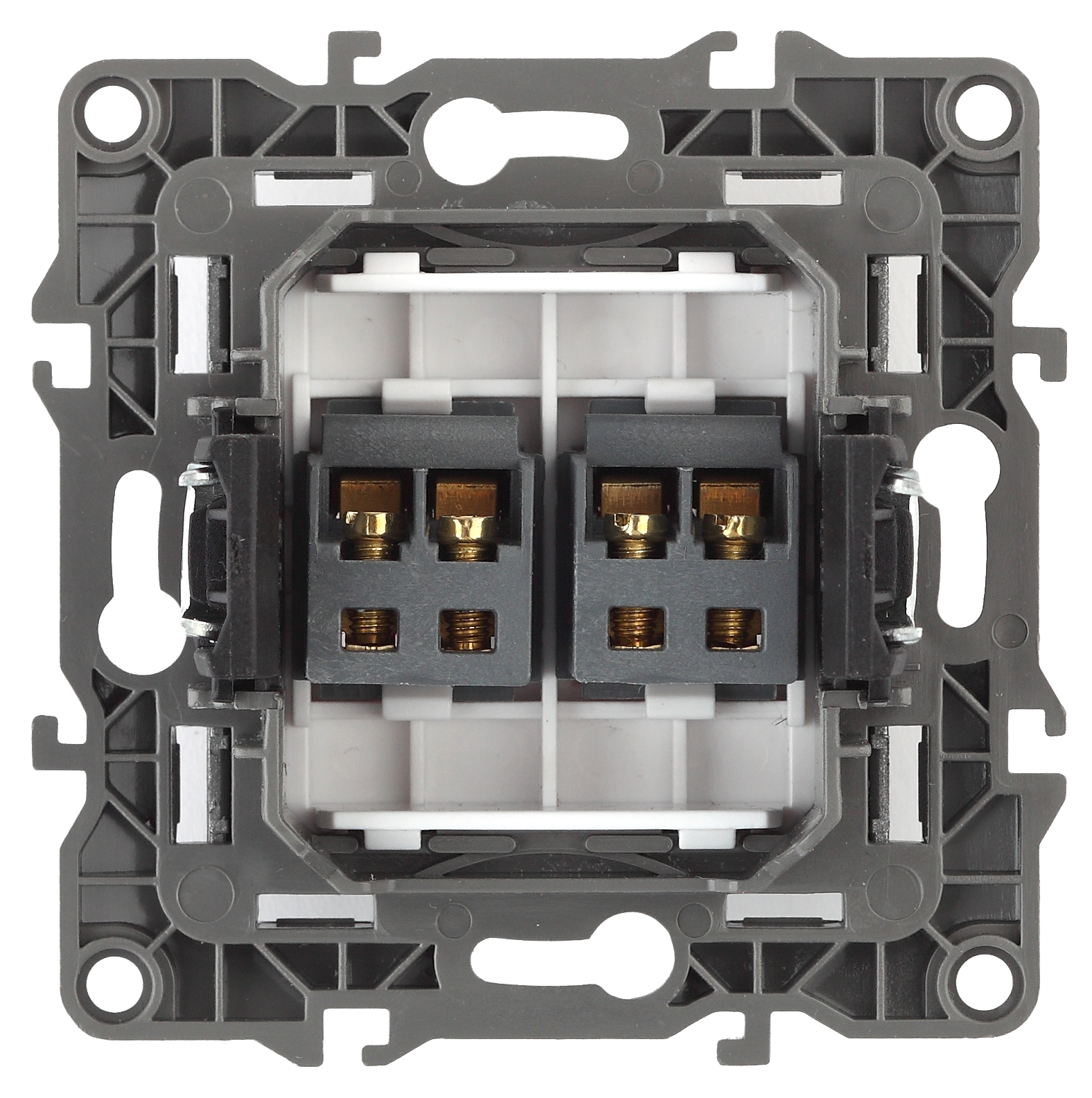 12-3112-13 ЭРА Розетка аудио двойная, IP20, Эра12, бронза (10/100/3200)