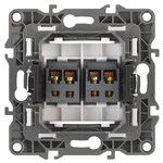 12-3112-13 ЭРА Розетка аудио двойная, IP20, Эра12, бронза (10/100/3200)