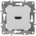 12-3114-01 ЭРА Розетка HDMI, IP20, Эра12, белый (10/100/3200)