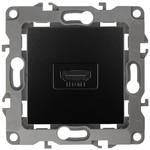 12-3114-05 ЭРА Розетка HDMI, IP20, Эра12, антрацит (10/100/3200)