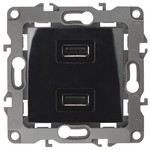 12-4110-06 ЭРА Устройство зарядное USB, 230В/5В-2100мА, IP20, Эра12, чёрный (6/60/1920)