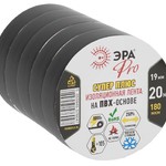 Изолента ЭРА PRO PRO180BLACK ПВХ Супер Плюс 19мм х 20м 180 мкм черная