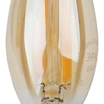 F-LED B35-5W-827-E14 gold ЭРА (филамент, свеча золот., 5Вт, тепл, E14) (10/100/2800)