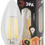 F-LED B35-7W-827-E14 ЭРА (филамент, свеча, 7Вт, тепл, E14) (10/100/2800)