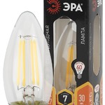 F-LED B35-7W-827-E27 ЭРА (филамент, свеча, 7Вт, тепл, E27) (10/100/2800)