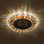 DK LD10 SL OR/WH Светильник ЭРА декор cо светодиодной подсветкой MR16, прозрачный оранжевый (50/1400