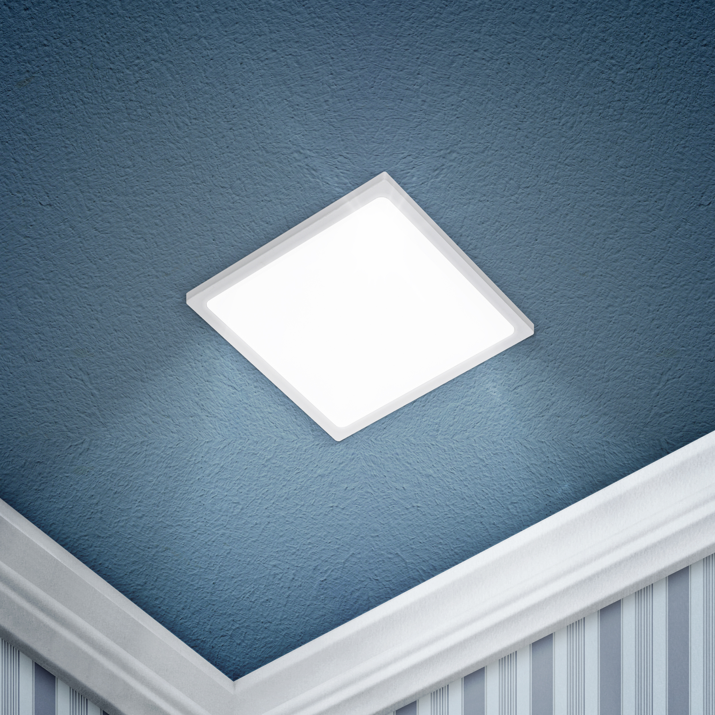 LED 6-12-4K Светильник ЭРА светодиодный квадратный NEW 12W 4000K d145 (60/720)