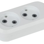 KX-2 ЭРА Колодка 2гн, без зазeмл (20/1200)