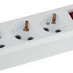 KX-3es ЭРА Колодка 3гн, зазeмл, выкл (20/1320)