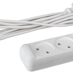 Удлинитель электрический ЭРА  U-2-5m-2x1 без заземления 2 розетки 5м ПВС 2x1мм2 10А