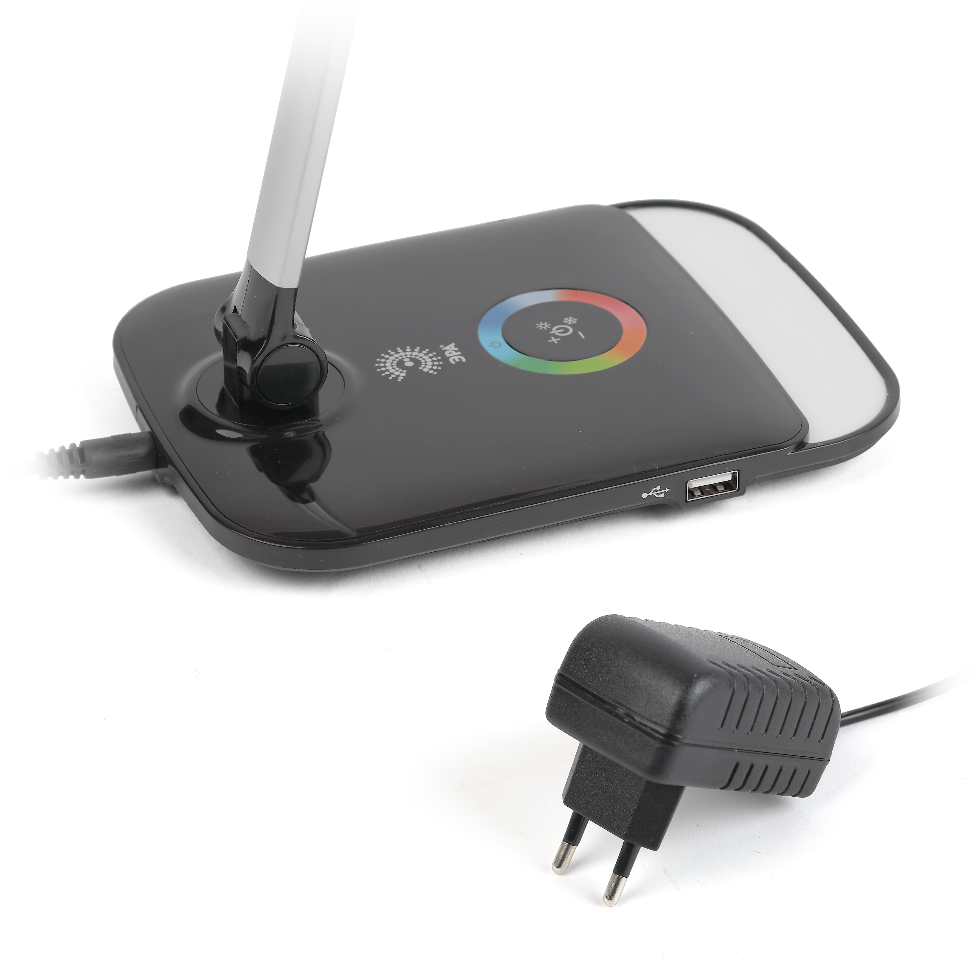 ЭРА наст.светильник NLED-460-14W-BK-S черный с серебром (8/168)