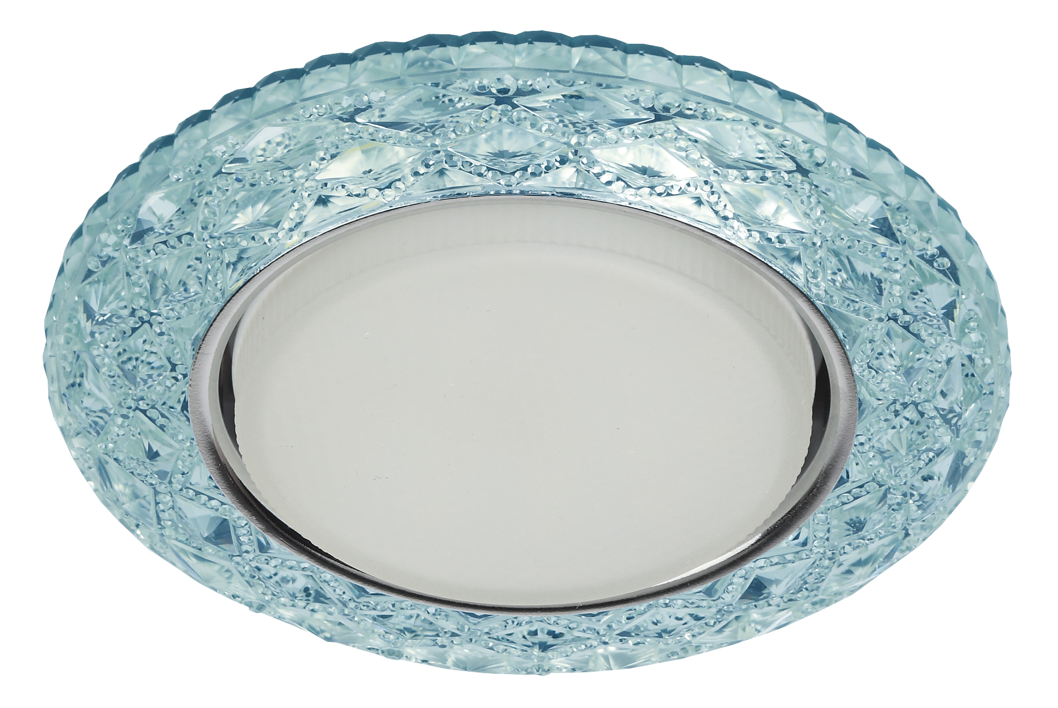 DK LD24 BL/WH Светильник ЭРА декор cо светодиодной подсветкой Gx53, голубой (50/800)