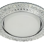 DK LD26 SL/WH Светильник ЭРА декор cо светодиодной подсветкой Gx53, прозрачный (50/800)