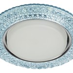 DK LD26 BL/WH Светильник ЭРА декор cо светодиодной подсветкой Gx53, голубой (50/800)