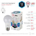 LED A60-11W-840-E27 ЭРА (диод, груша, 11Вт, нейтр, E27) (10/100/2000)