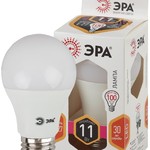 LED A60-11W-827-E27 ЭРА (диод, груша, 11Вт, тепл, E27) (10/100/2000)